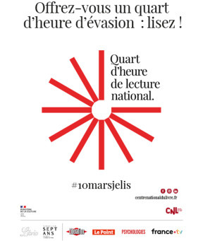 Quart d'heure de lecture national 2026 #10marsjelis